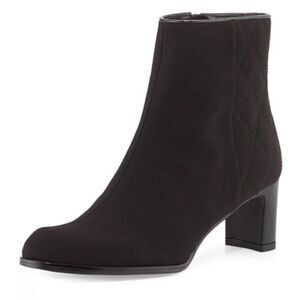 Stuart Weitzman Backer Waterproof Ankle Boots with 2.5” Scratched Heels Size 8